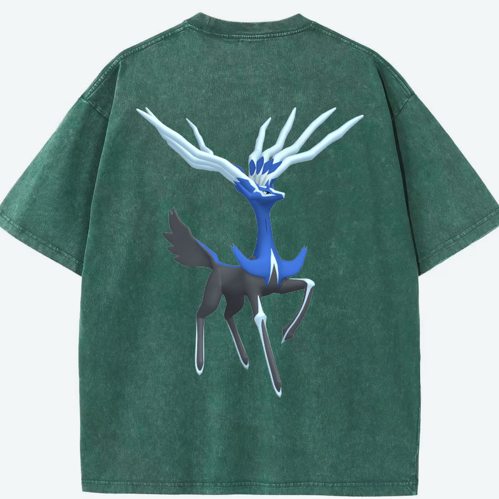 （画像用） ポケットモンスター Pokémon 綿100% ヴィンテージ風 半袖Tシャツ（背面プリント）